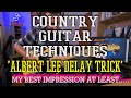 Country Guitar Techniques - Albert Lee Delay Trick