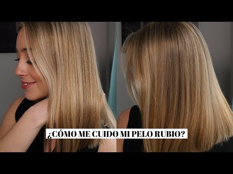 CABELLO SANO, RUBIO Y CON BRILLO: Mi rutina de pelo