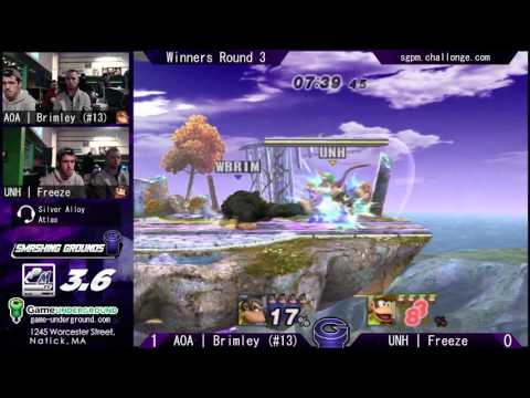 SG at GU 9.9: AOA | Wilford Brimley (Snake, Donkey Kong) vs UNH | Freeze (Diddy Kong)