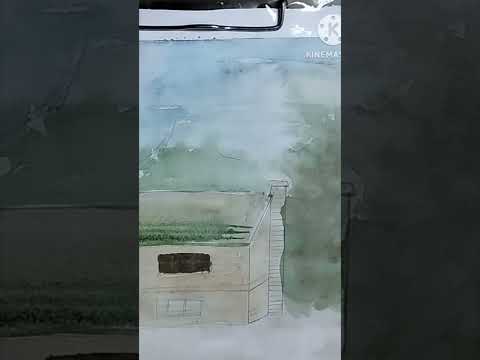 Camel Artist watercolor review|| #drawing #viral #watercolorpainting #shorts