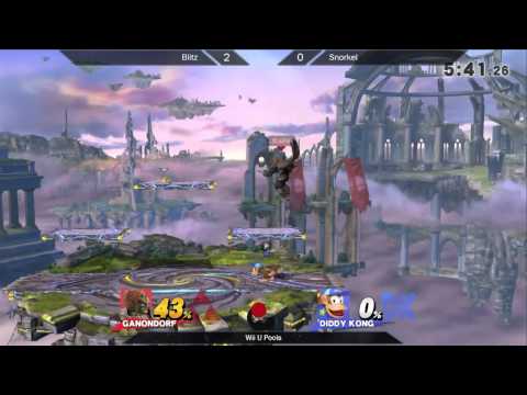 Smash the BBQ - Phillycheeze (Sheik, Diddy) vs Ray Kalm (Ganon) - Pools