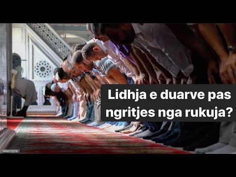 Lidhja e duarve pas ngritjes nga rukuja? - Dr. Imam Ahmed Kalaja