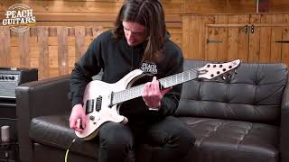 Video thumbnail for Mayones Regius Core 7 Trans White by The Peach Boutique