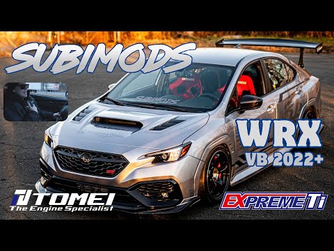 Subimods VB WRX 2022+ TOMEI Expreme Ti  Full Titanium Muffler Single and Dual