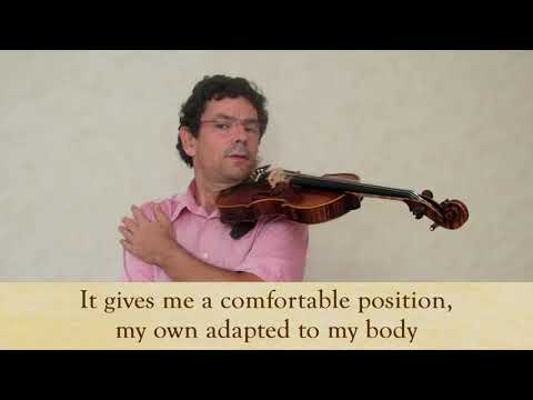 Volume 1 lesson 003 / 133 - Holding the Violin - Learning Violin with the french method