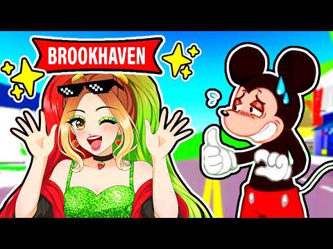 I Taught MICKEY MUNCH How To Play BROOKHAVEN..