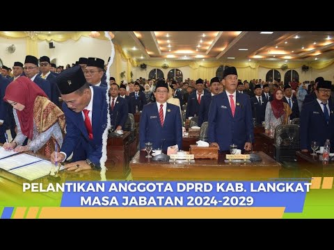 PELANTIKAN DPRD LANGKAT 2024
