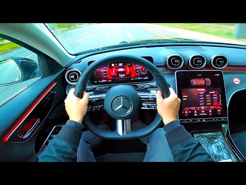 2022 Mercedes Benz C Class C200 AMG-Line - pov test drive