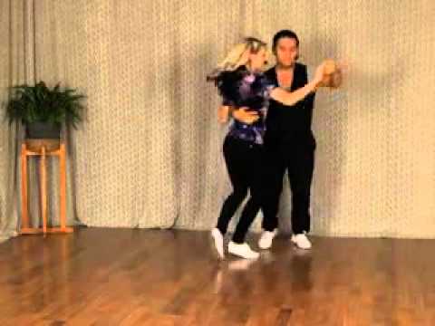 Jump The Tracks - Using Rotation - Lindy Hop Dance Lesson, Mikey Pedroza, Nikki Marvin #1705