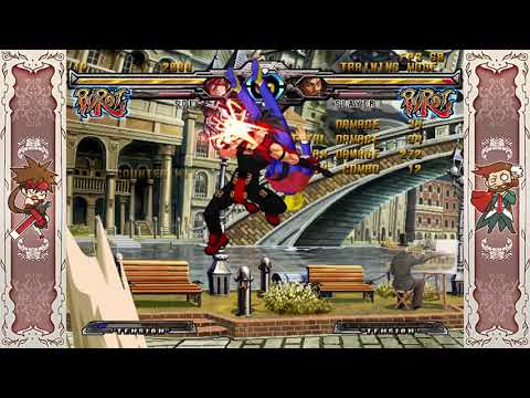 Guilty Gear XX Accent Core +R - Sol Badguy Big Bang Upper punish combo