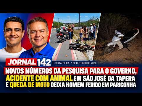 NOVOS NÚMEROS DA PESQUISA, ACIDENTES EM TAPERA E PARICONHA EM DESTAQUE