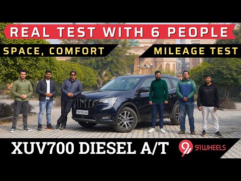 Mahindra XUV700 Diesel Auto Review with 6 People + Mileage Test