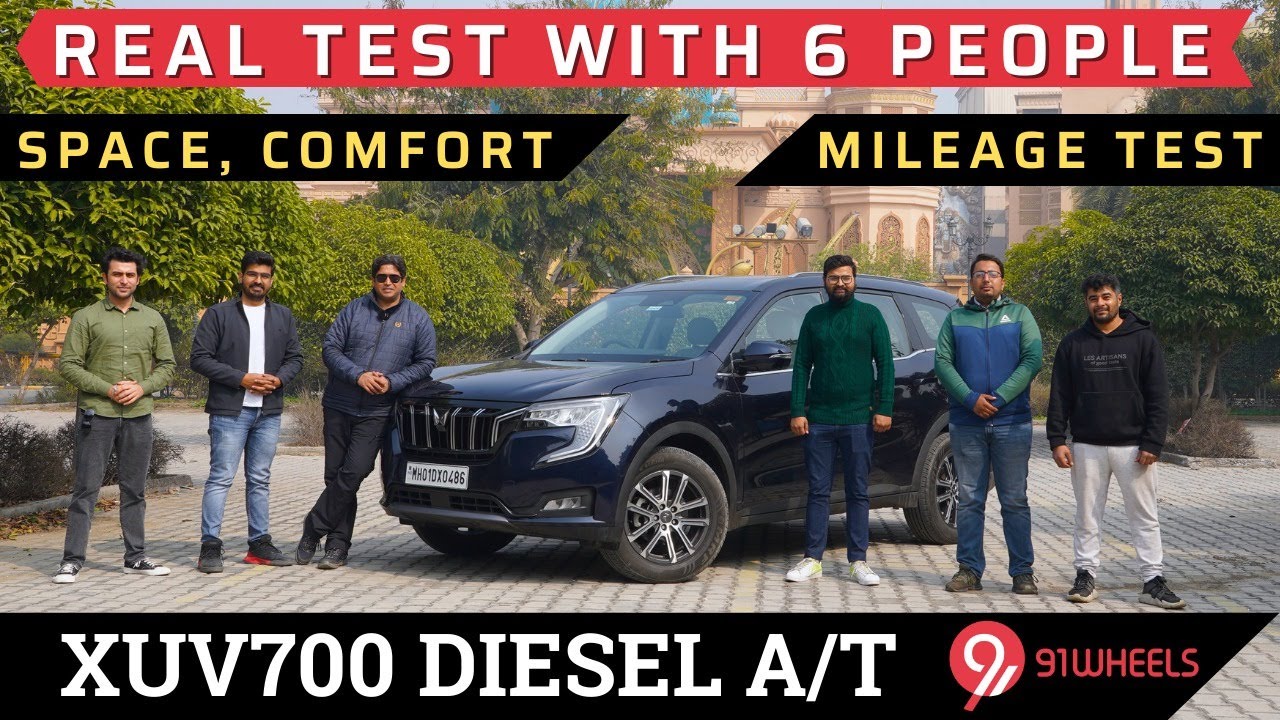 Mahindra XUV700 Diesel Auto Review with 6 People + Mileage Test Mahindra XUV700 Diesel Auto Review with 6 People + Mileage Test