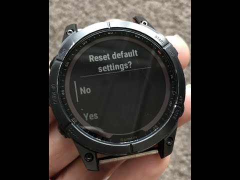 Garmin Fenix 7 Sapphire Solar Issues Faulty Stuck Reset Default Settings Mode Solution Other Video
