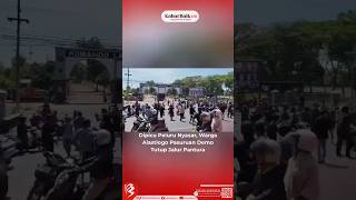 Download lagu Dipicu Peluru Nyasar, Warga Alastlogo Pasuruan Demo Tutup Jalur Pantura mp3