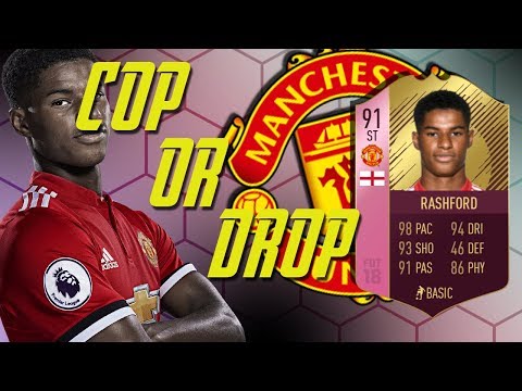 Futties Winner 91 Rashford Player Review! | Cop or Drop | FIFA 18 Player Review