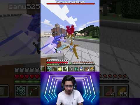 Melo Bhai  - Minecraft but Bosses are Overpowered #shorts #minecraft
