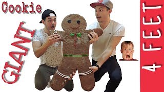 How to make a GIANT gingerbread man cookie
