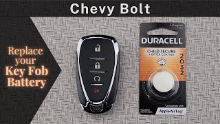 How to Replace a 2017 - 2023 Chevy Bolt Key Fob Battery