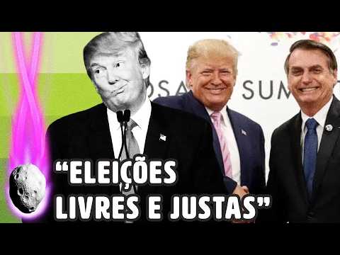 TRUMP QUIS MUDAR AS REGRAS ELEITORAIS NO BRASIL PARA SALVAR BOLSONARO | PLANTÃO