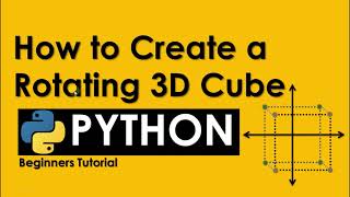 HOW TO DRAW A 3D CUBE USING OPENGL IN PYTHON | PYTHON TUTORIAL