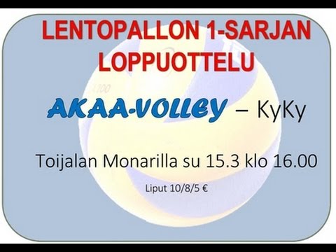 15.3.2015 A-Volley - KyKy 1.sarja 2.finaali