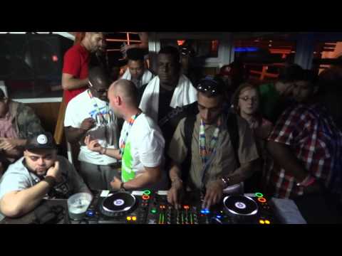 Kromestar & Dark Tantrums (Team Starfleet) @ Anti Social Boat Party, Outlook Festival 2012