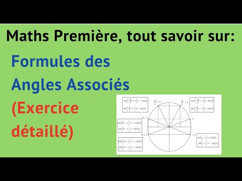 Formules angles associés vidéo détaillée