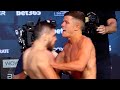 Dylan Moran PUSHES Florian Marku during HEATED weigh in face off!