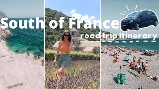 1 Week Road Trip Itinerary SOUTH OF FRANCE