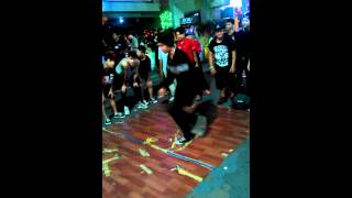 B boy walking Pattaya