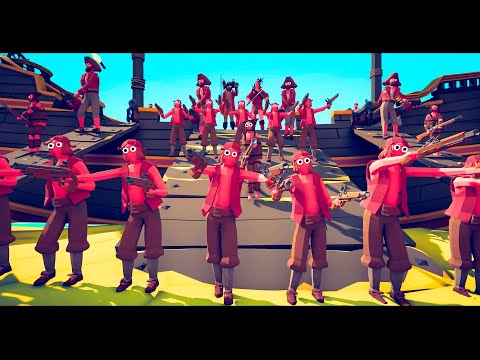 TABS Faction Pirate vs Units