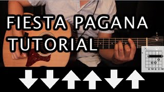 Como tocar &quot;Fiesta Pagana&quot; de Mago de Oz - Tutorial Guitarra (HD)
