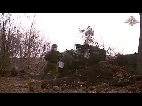 13 12 2022 05:30 ⚡️🇷🇺 152mm D 20 howitzers of the WMD within the SMO in Ukraine