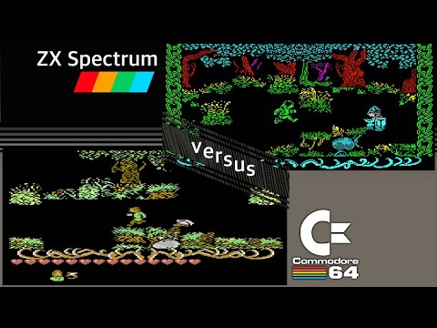 C64 vs. ZX Spectrum - 8 games from 1985