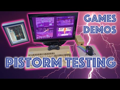 PiStorm 32 Lite Black Edition - Testing Demos & Games