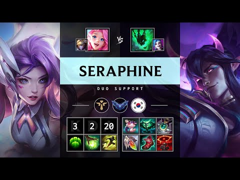 Seraphine Support vs Thresh - KR Diamond Patch 25.S1.3