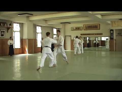 Dror, Lloyd and Geoff test for Dai Ni – Yoshinkan Aikido Senshusei.