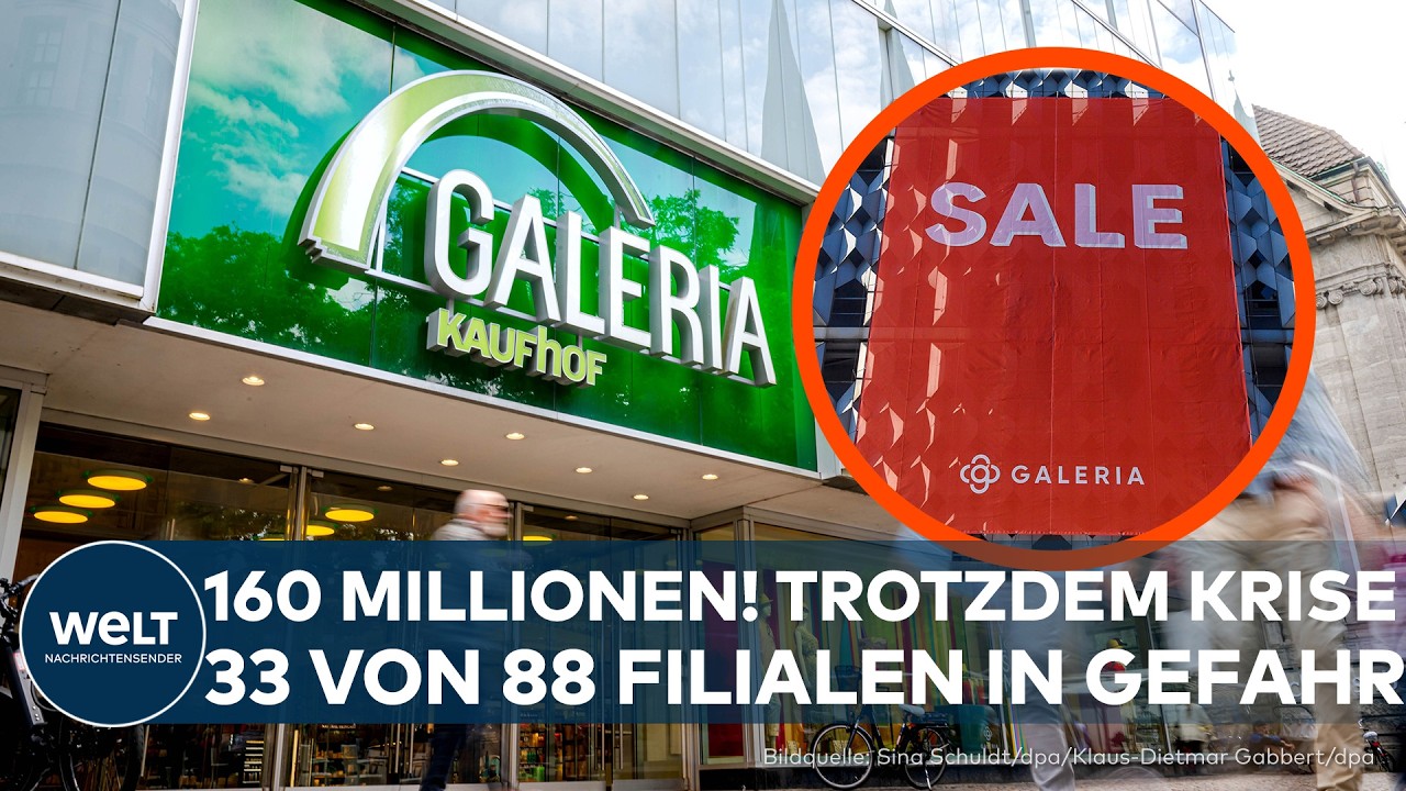 GALERIA-KAUFHOF: Filialen, Flächen, Finanzdruck – Galeria prüft weitere Schließungen!