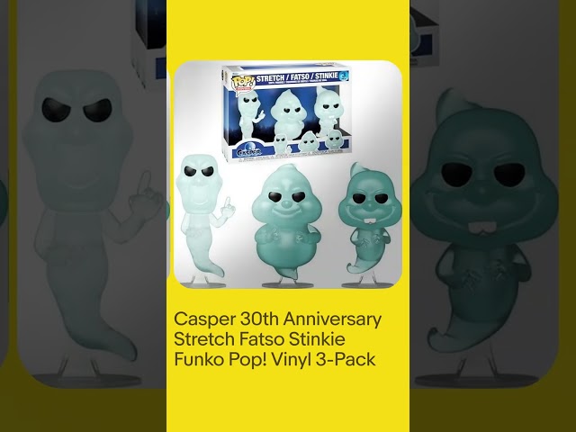 Vídeo relacionado con Funko Pop! Movies: Casper 30th - Stinkie - Ghostly Trio 3PK - Casper (1995) - Figura de Vinilo Coleccionable - Idea de Regalo - Mercancia Oficial - Juguetes para Niños y Adultos - Horror Fans