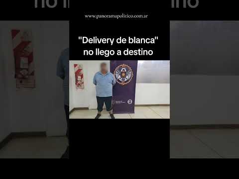 "Delivery de blanca no llega a destino" En Pocito, San Juan la #policiafederal detuvo banda narco.