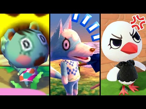 Animal Crossing Evolution of TROLLING VILLAGERS (to New Horizons)