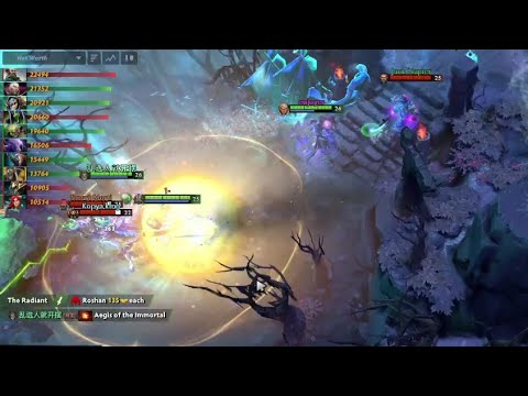 Pos 4 Magnus carried the game with refresher orb!