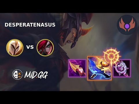 MID.GG: [ DesperateNasus ] Kayle MID vs Katarina | EUW MASTER | LOL Season 2025