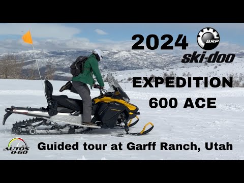 2024 SKI-DOO EXPEDITION 600 ACE, guided tour at Garff Ranch, Utah