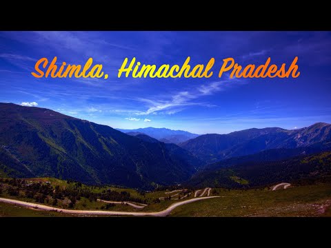 Shimla | Himachal Pradesh | Top View | No Copyright Video | 4K | Free To Use