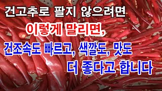 건고추로 팔지 않으려면 이렇게 말리면, 고추 건조 속도 빠르고, 색깔(ASTA color)수치높고, 본래의 …