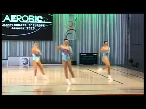 C.Europa Aeróbic - Arques 2013 - Aeróbic Trio junior España ESP2