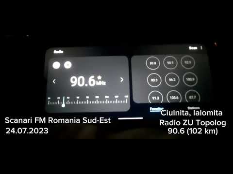 Radio ZU Topolog (TL) receptionat in Ciulnita (IL)