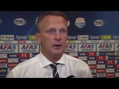 Reactie Van den Brom na AZ - Willem II